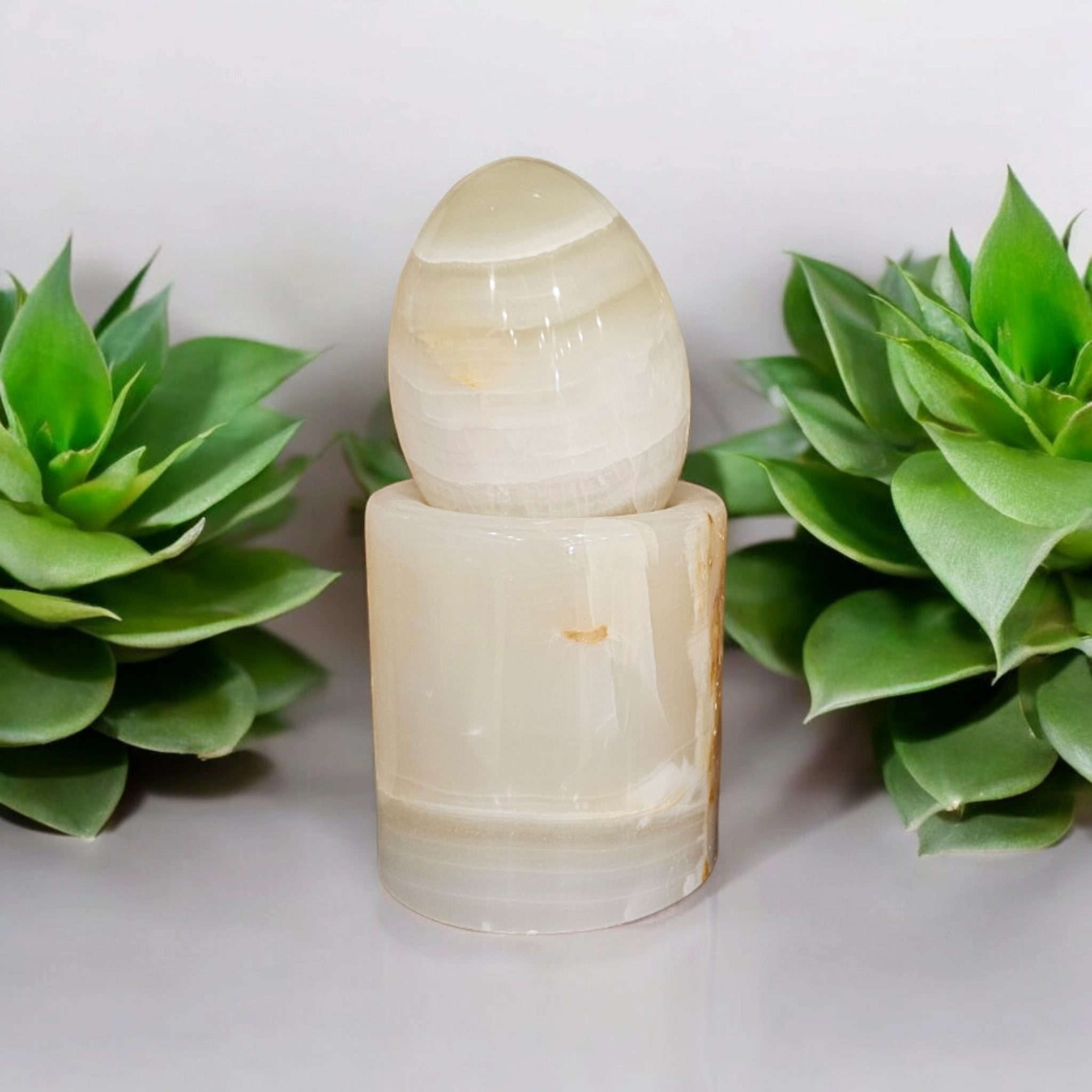 stone decorative egg
